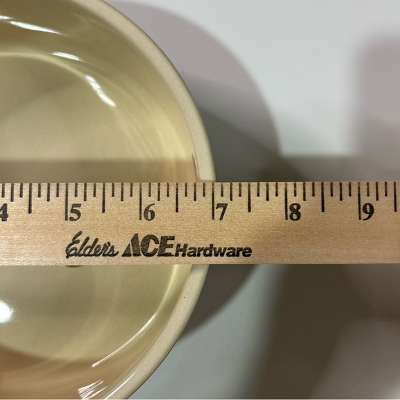 Petrageous Dog Pet Bowl Feeding Water Stoneware Green Ivory Dishwasher - Picture 8 of 10